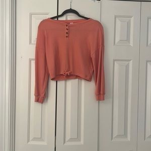Crop top coral soft short